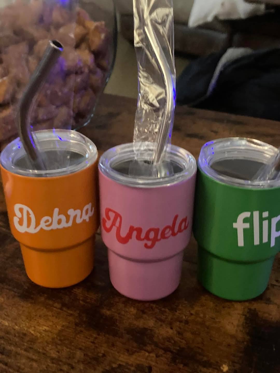 Custom shot cup tumbler